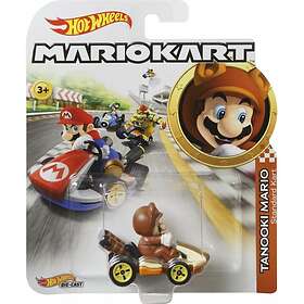 Hot Wheels Mario Kart: Tanooki Mario Standard Kart Die-Cast