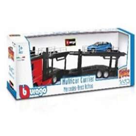 Bburago Str. Fire Multicar Carrier Mercedens 1:43