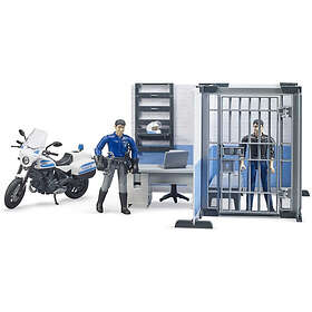 Bruder Police Station with Motorcycle 62732