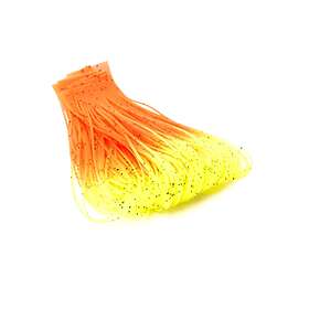 Fly-Dressing Sili Legs Fire tip chartreuse/Fire orange