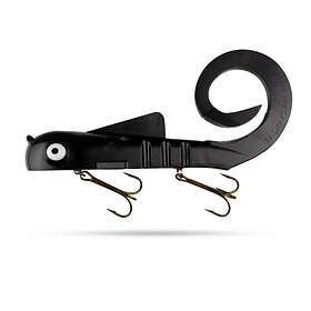 Musky Innovations Bull Dawg Magnum 12''/30,5cm, 226g Black/Clear Chart Glitter Tail
