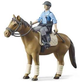 Bruder Figurine of a policeman on horseback 62507