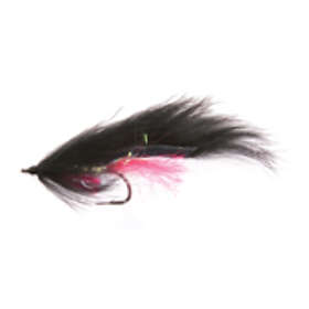 Unique Flies Zonker Minnow Black Daiichi 2421 #6