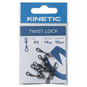 Kinetic Twist Lock #0 Black (10-pack)