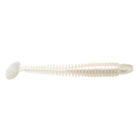 Lunker City Swimmin Ribster 10cm Albino Shad