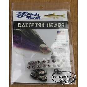 Fly-Dressing Baitfish Head Dark Grey Small/Medium
