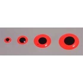 Fly-Dressing Epoxy Eyes 9mm Fluo Red