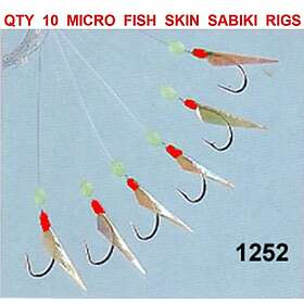 Fladen Micro-Skin Rig 6 Hooks, Size 16