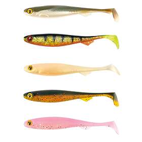 Fox Rage Slick Shad 9 cm / 3,5'' UV mixed colour pack 5-pack