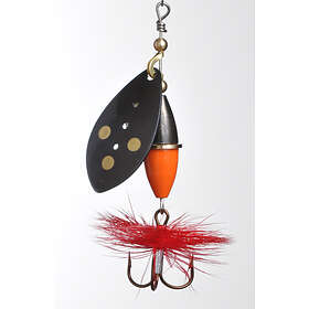 Myran Wipp Spinnare 20g Svart Orange/Svart