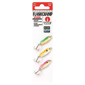 Blue Fox Flash Champ Spoon Kit Glow UV 3-pack