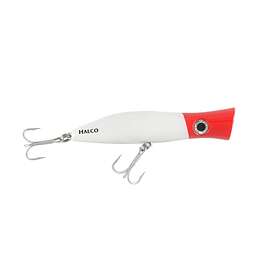 Halco Roosta Popper 135 H53 White Redhead