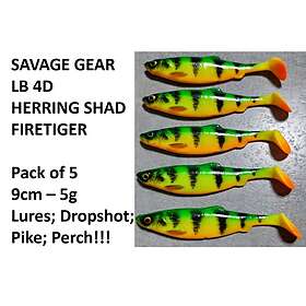 Best pris på Savage Gear LB 4D Herring Shad 9cm 5g Firetiger (Bulk