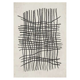 Venture Home Posters Linework Beige/svart 50x70