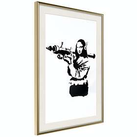Artgeist Poster Affisch Banksy Mona Lisa with Rocket Launcher [Poster] 30x A3-DRBPRP1514m_zr_pp 30X