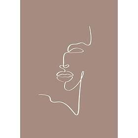 Venture Home Siluette Poster Brun 70x100