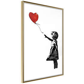 Artgeist Poster Affisch Girl with Balloon Banksy: [Poster] 40x60 A3-DRBPRP0964l_zr