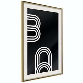 Artgeist Poster Affisch Retro Lines [Poster] 40x60 A3-DRBPRP0767l_zr_pp