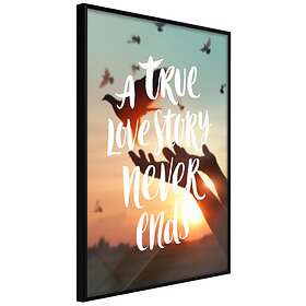 Artgeist Poster Affisch A True Love Story Never Ends [Poster] 30x45 A3-DRBPRP1632m_cr