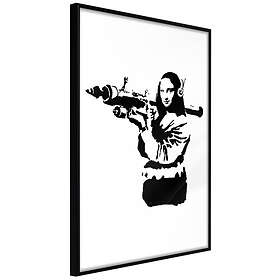 Artgeist Poster Affisch Banksy Mona Lisa with Rocket Launcher [Poster] 30x A3-DRBPRP1514m_cr 30X