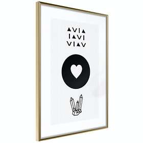 Artgeist Poster Affisch Heart and Crystals [Poster] 30x45 A3-DRBPRP0720m_zr