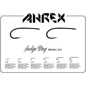 Ahrex Hooks FW531 Sedge Dry Barbless #12
