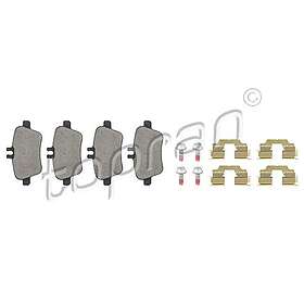 Topran Bromsbeläggssats, skivbroms 408 552