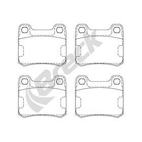 Breck Bromsbeläggssats, skivbroms 20687 00 704 00