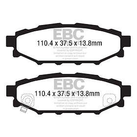 EBC Brakes Bromsbeläggssats, skivbroms DP1584