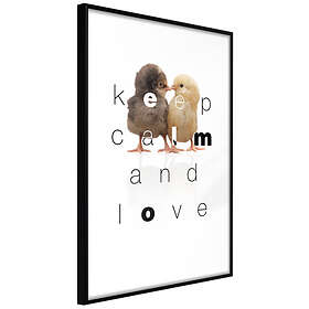 Artgeist Poster Affisch Keep Calm and Love [Poster] 40x60 A3-DRBPRP1609l_cr