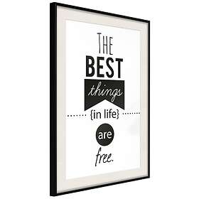 Artgeist Poster Affisch The Best Things in Life Are Free [Poster] 30x45 A3-DRBPRP0358m_cr_pp