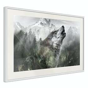 Artgeist Poster Affisch Howling Wolf [Poster] 45x30 A3-DRBPRP0227m_br ...