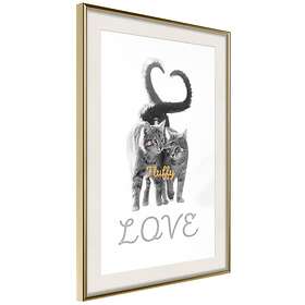 Artgeist Poster Affisch Fluffy Love [Poster] 20x30 A3-DRBPRP1605s_zr_pp