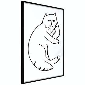 Artgeist Poster Affisch Cat Relaxing [Poster] 40x60 A3-DRBPRP1034l_cr