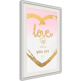 Artgeist Poster Affisch Love Is Where You Are [Poster] 40x60 A3 ...