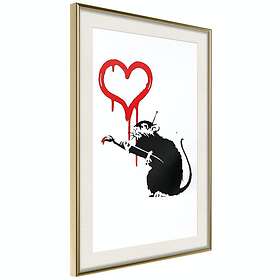 Artgeist Poster Affisch Love Rat [Poster] 20x30 A3-DRBPRP1512s_zr_pp