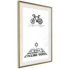 Artgeist Poster Affisch I like Cycling [Poster] 40x60 A3-DRBPRP1213l_zr_pp