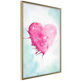 Artgeist Poster Affisch Watercolour Heart [Poster] 30x45 A3-DRBPRP0327m_zr