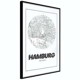 Artgeist Poster Affisch Retro Hamburg [Poster] 40x60 A3-DRBPRP0952l_cr