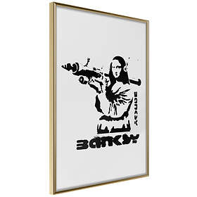 Artgeist Poster Affisch Mona Lisa with a Bazooka [Poster] 20x30 A3-DRBPRP1218s_zr