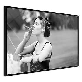 Artgeist Poster Affisch Woman with Cigar [Poster] 60x40 A3-DRBPRP0052l_cr