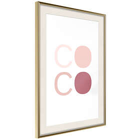 Artgeist Poster Affisch Pink Coco [Poster] 40x60 A3-DRBPRP1262l_zr_pp