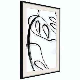 Artgeist Poster Affisch White Monstera [Poster] 40x60 A3-DRBPRP1049l_cr_pp