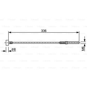 Bosch Vajer, parkeringsbroms 1 987 482 273