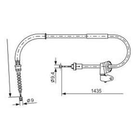 Bosch Vajer, parkeringsbroms 1 987 482 230