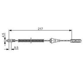 Bosch Vajer, parkeringsbroms 1 987 482 251