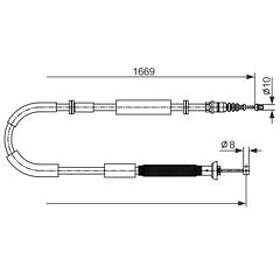 Bosch Vajer, parkeringsbroms 1 987 482 588