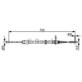 Bosch Vajer, parkeringsbroms 1 987 482 329