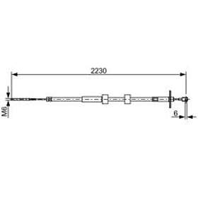 Bosch Vajer, parkeringsbroms 1 987 482 500