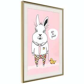 Artgeist Poster Affisch Rabbit's Friend [Poster] 20x30 A3-DRBPRP1204s ...